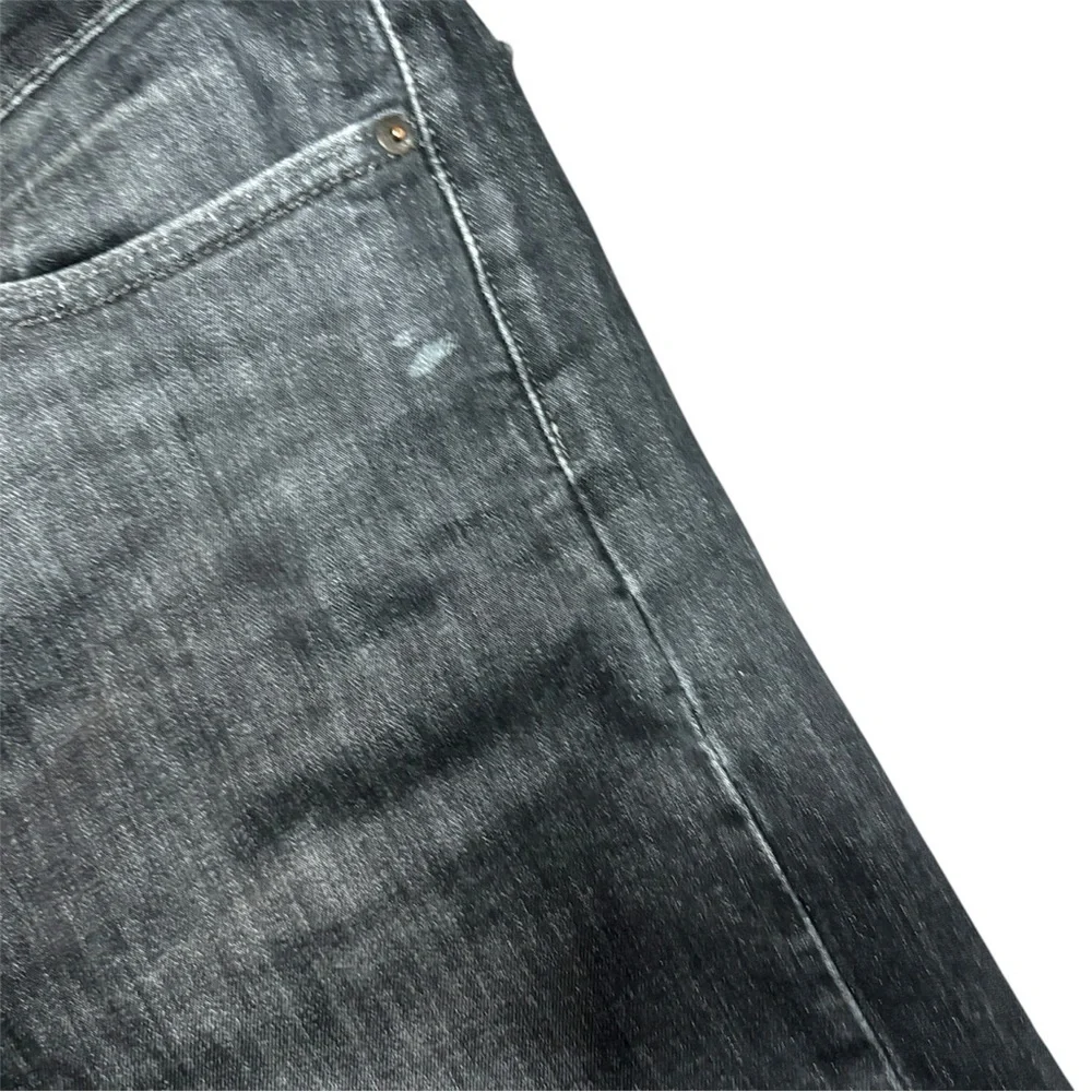 Levi’s 505 Regular Fit Black Jeans Straight Leg Denim‎ Size 36x34